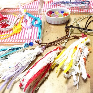 タッセルBagチャーム作り タッセルBagチャーム作り