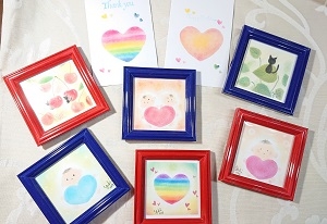 パステルの作品(額入りの絵) パステルの作品(額入りの絵)