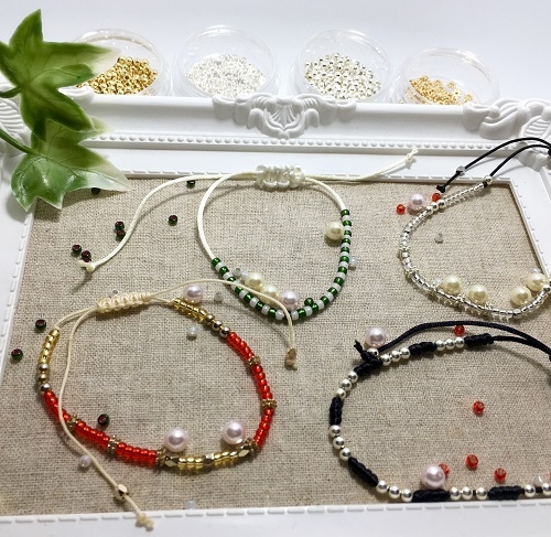 ブレスレットを作りましょう! ブレスレットを作りましょう!