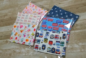 マスク、巾着などのキッズの布小物 マスク、巾着などのキッズの布小物