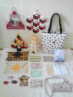 クリスマス用品、布小物、粘土細工 クリスマス用品、布小物、粘土細工