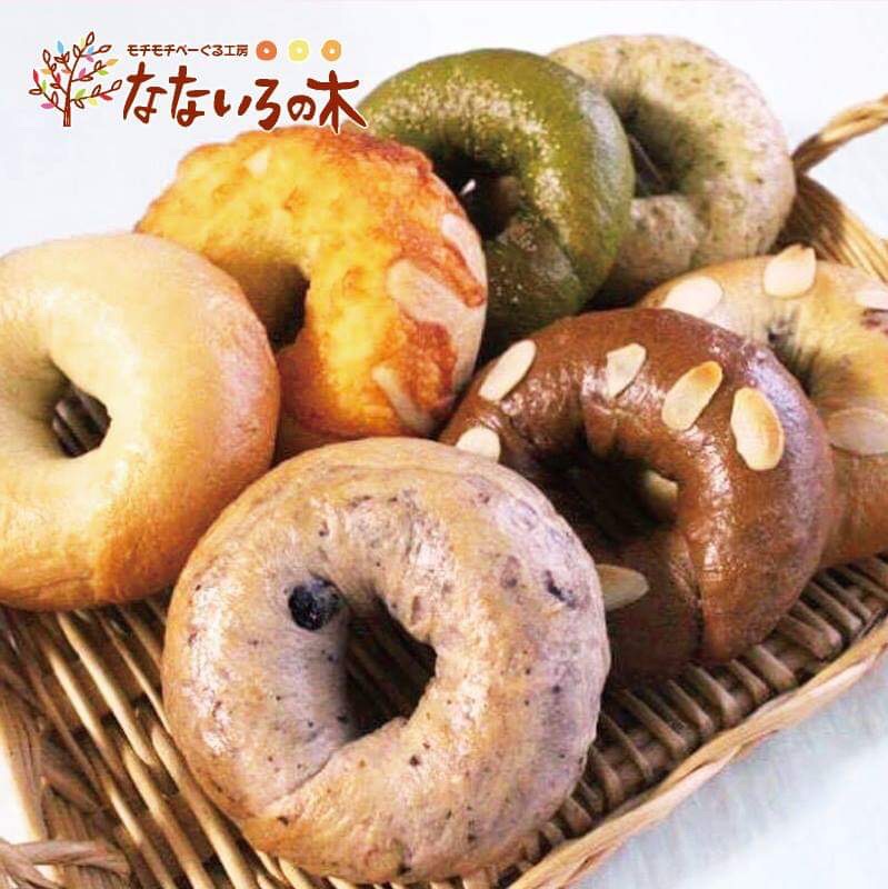 天然酵母の白神こだま酵母と国産小麦体に優しい食材を使ったべーぐる販売